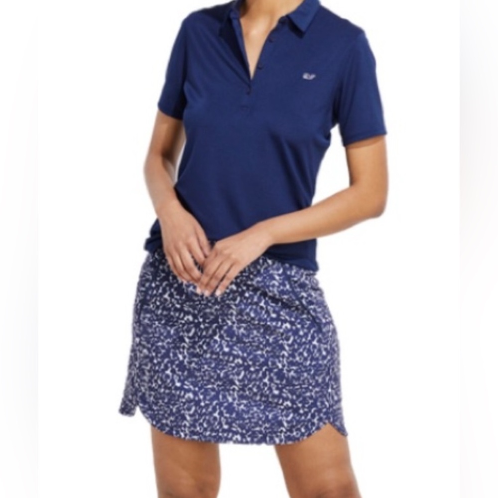 Womens Vineyard Vines Pitter Pattern Active Skort Navy Blue‎ Large